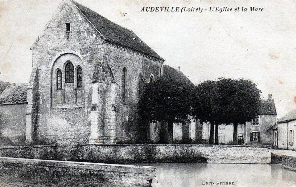 CP église Saint — Sulpice d'Audeville, Loiret, Centre, France