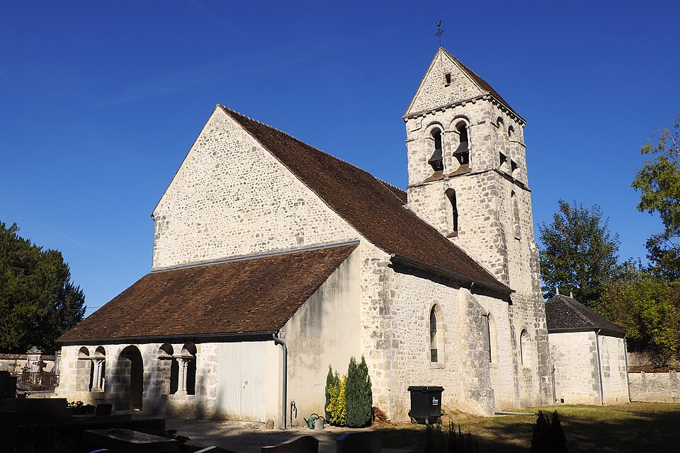 EGLISE ST AUBIN DE GAUBERTIN (Loiret)