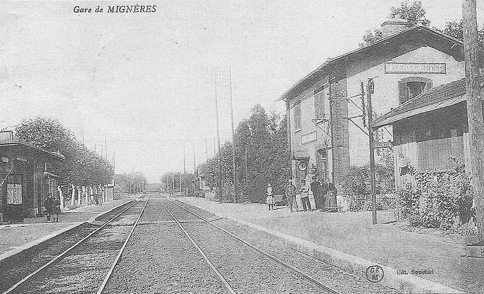 Gare — de — Mignères — Gondreville — Carte — postale — 2