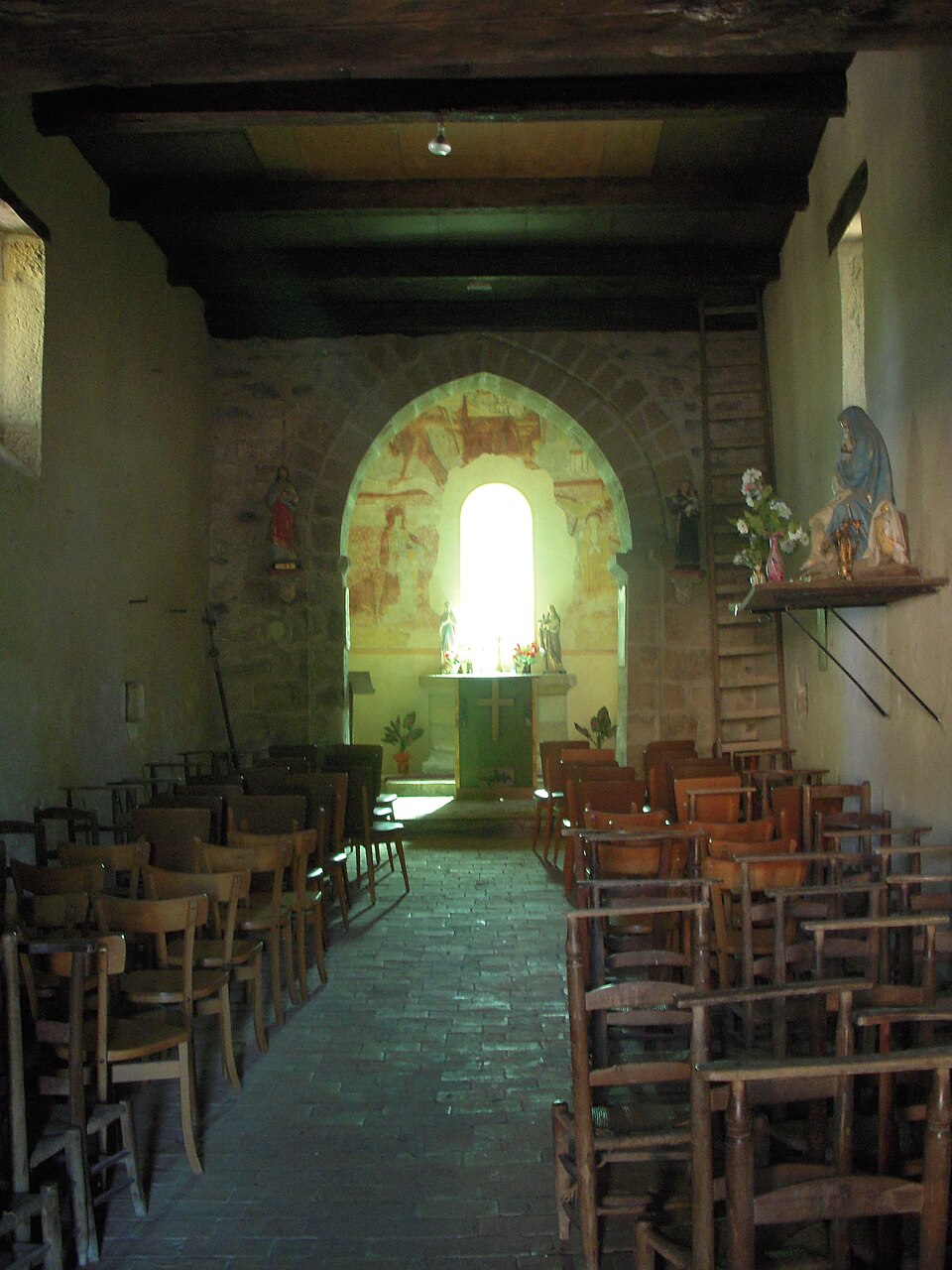 Chapelle de Guirande — vue intérieure