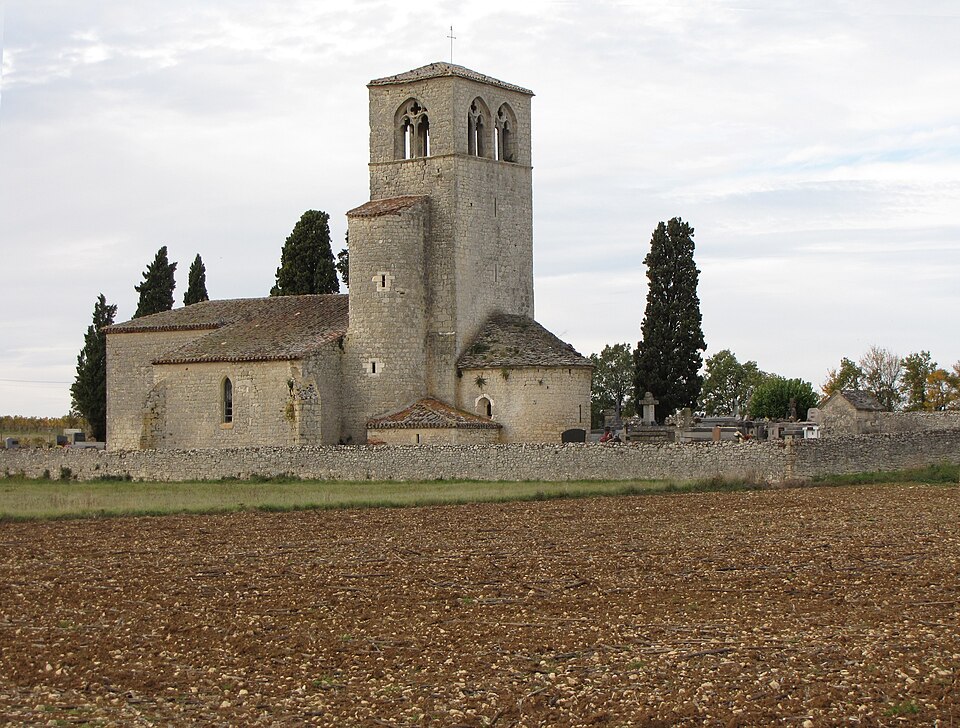 Mauroux (Lot) église de Cabanac