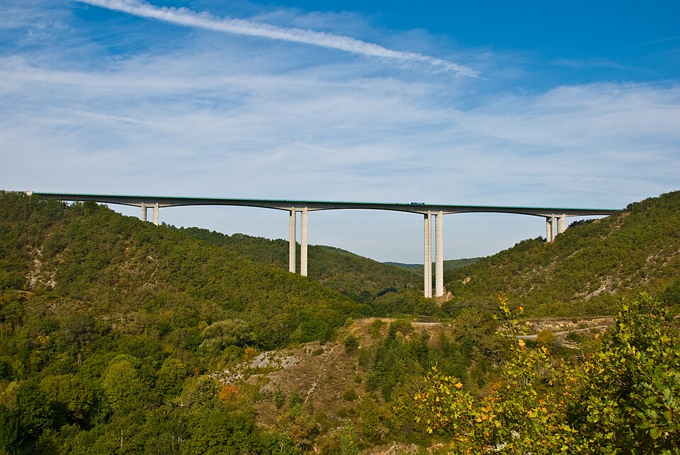 Vers Viaduct on the A20, Lot, France, Sept. 2008