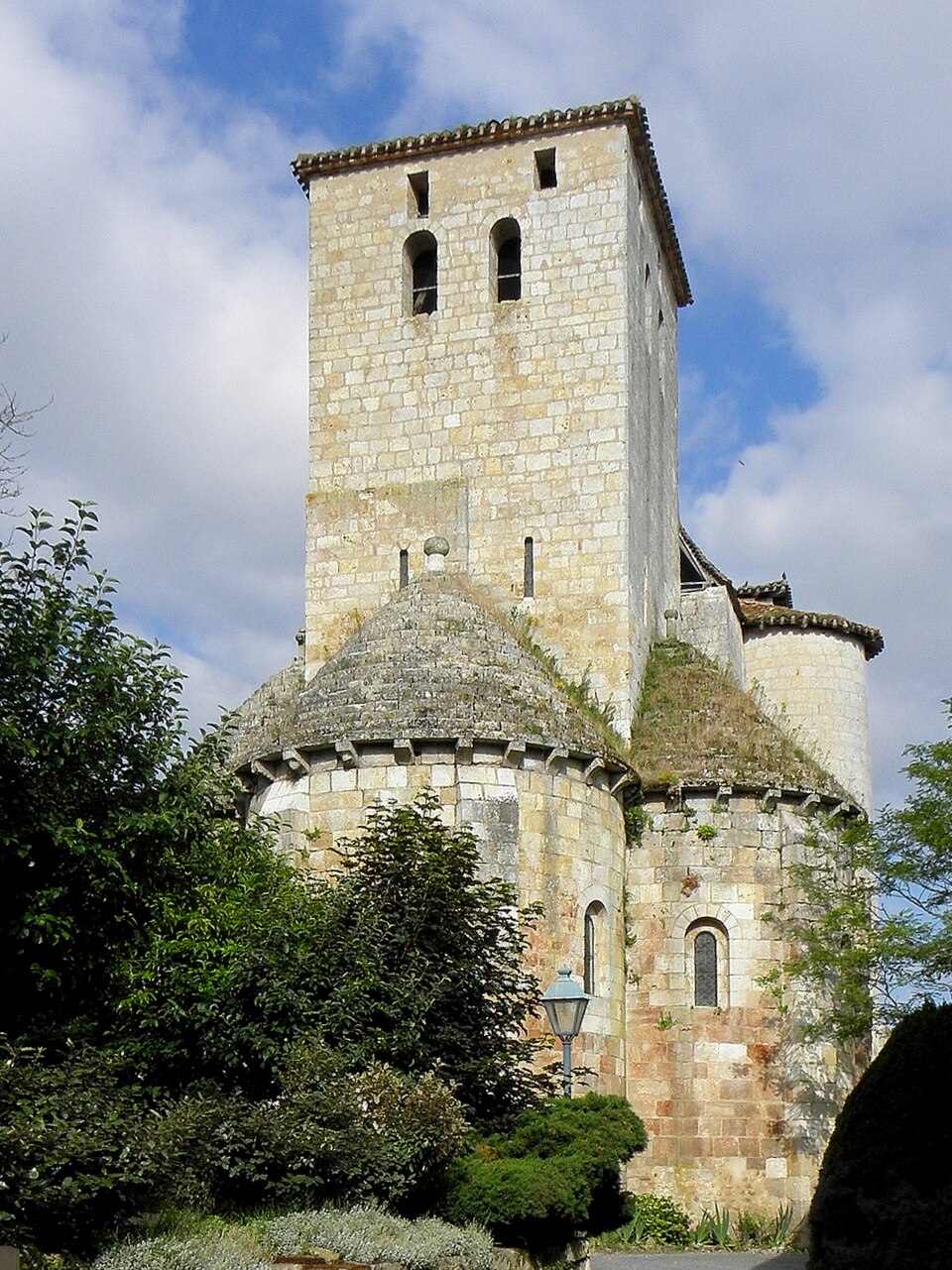 Aubiac (47) Église Sainte — Marie Extérieur 06