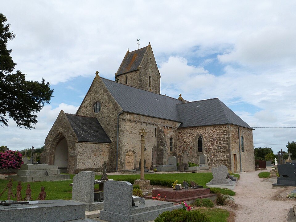 Huberville Eglise Saint — Pierre — es — Liens S — O