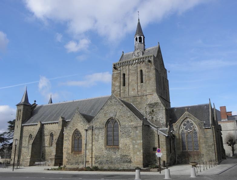 Pontorson (50) Église Notre — Dame — Extérieur — Façade sud — 02