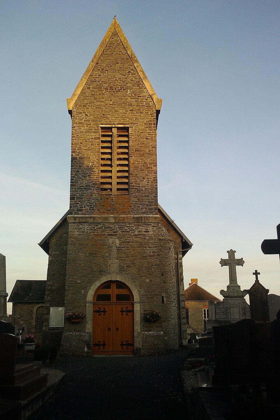 Saint — Georges — d'Elle — Église (Clocher)