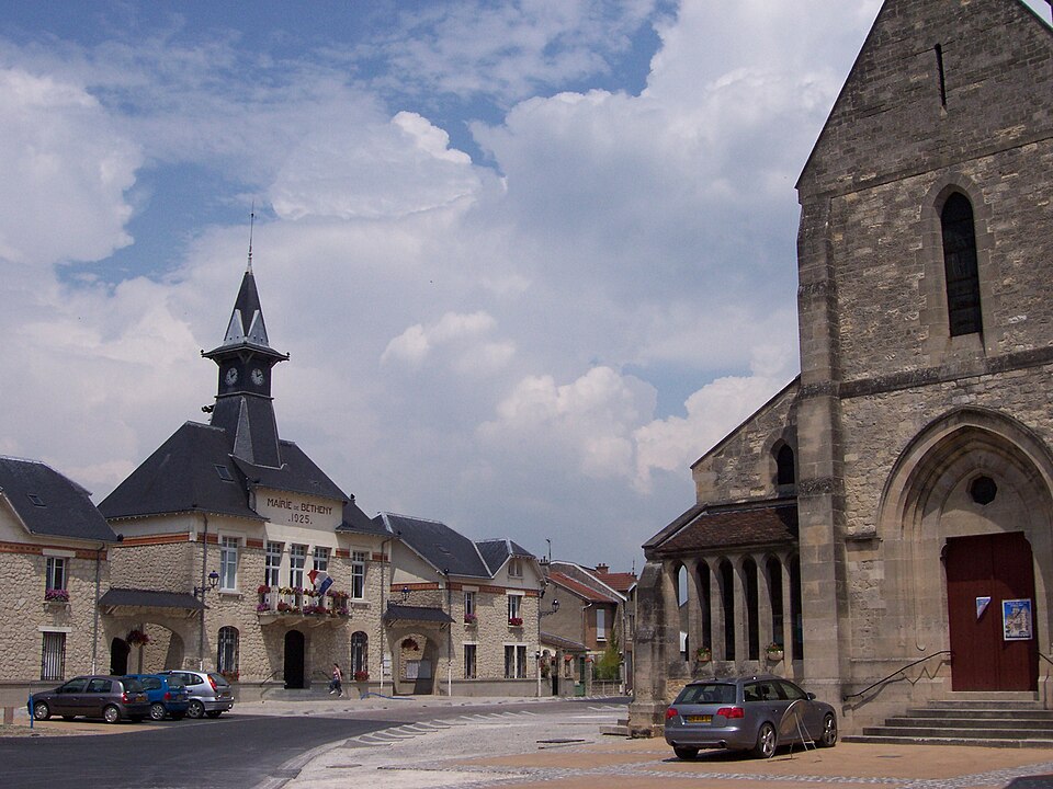 Betheny — eglise et mairie