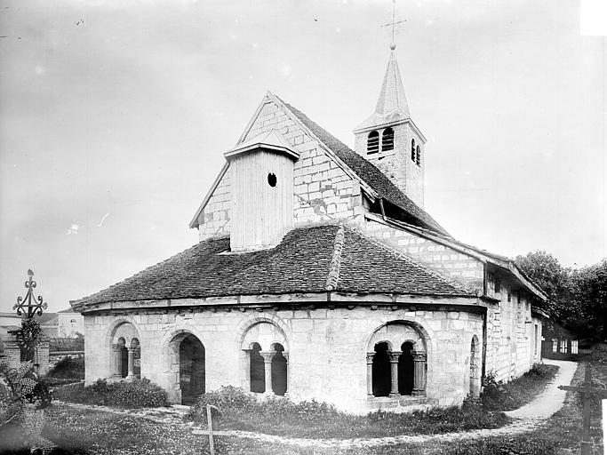 Eglise — Ensemble sud — ouest — Cloyes — sur — Marne — Médiathèque de l'architecture et du patrimoine — APMH00017723