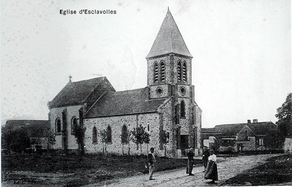 Esclavolles église 1912 08642