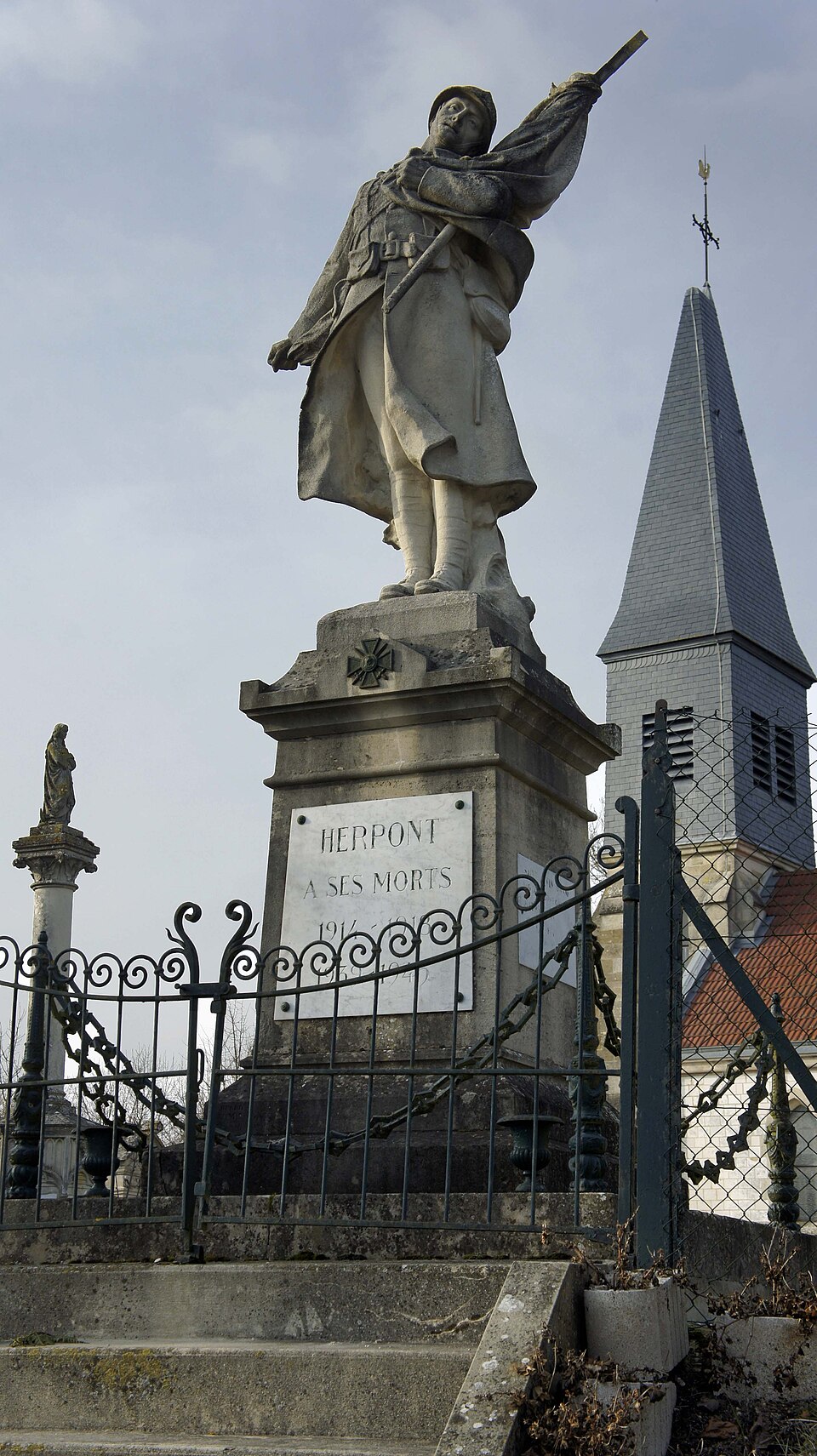 Herpont monument église cimetière