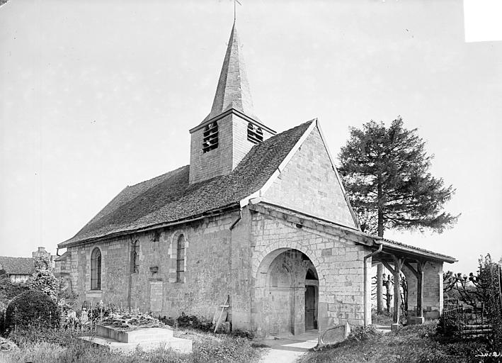 Eglise — Ensemble nord — ouest — Marolles — Médiathèque de l'architecture et du patrimoine — APMH00017165