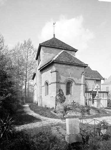 Eglise — Ensemble sud — est — Moncetz — l'Abbaye — Médiathèque de l'architecture et du patrimoine — APMH00017722