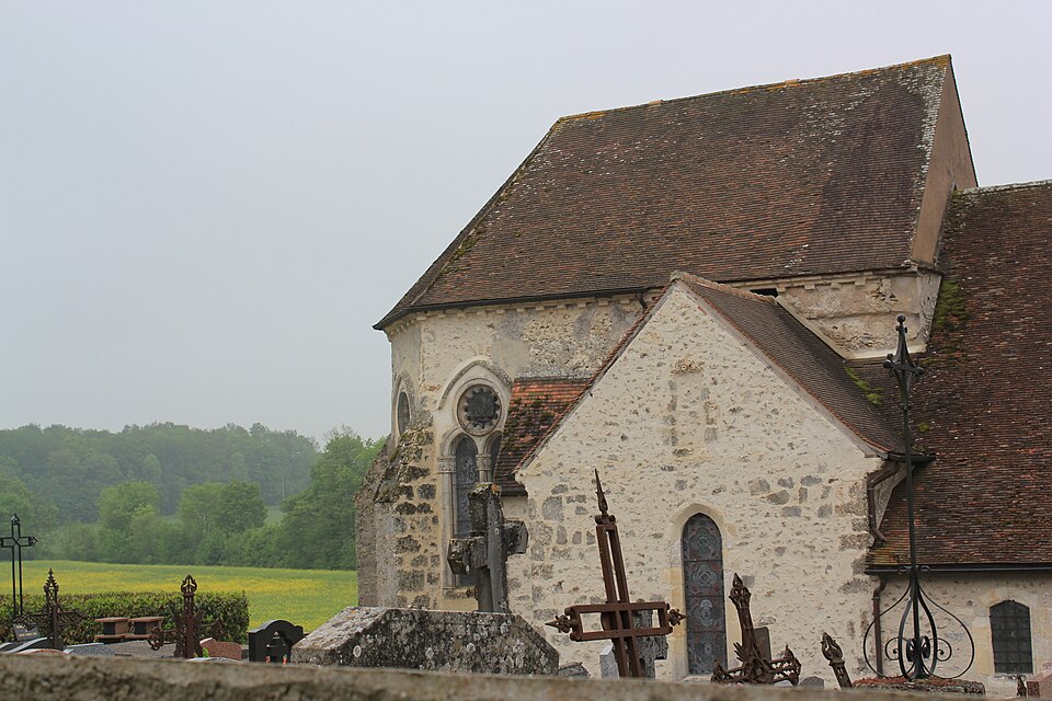 Chevet de l'église de Rieux