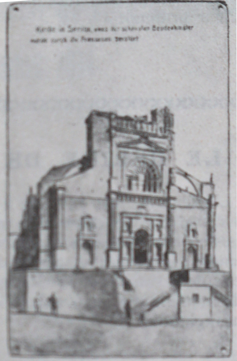 Église de Servon dégats début 1GM