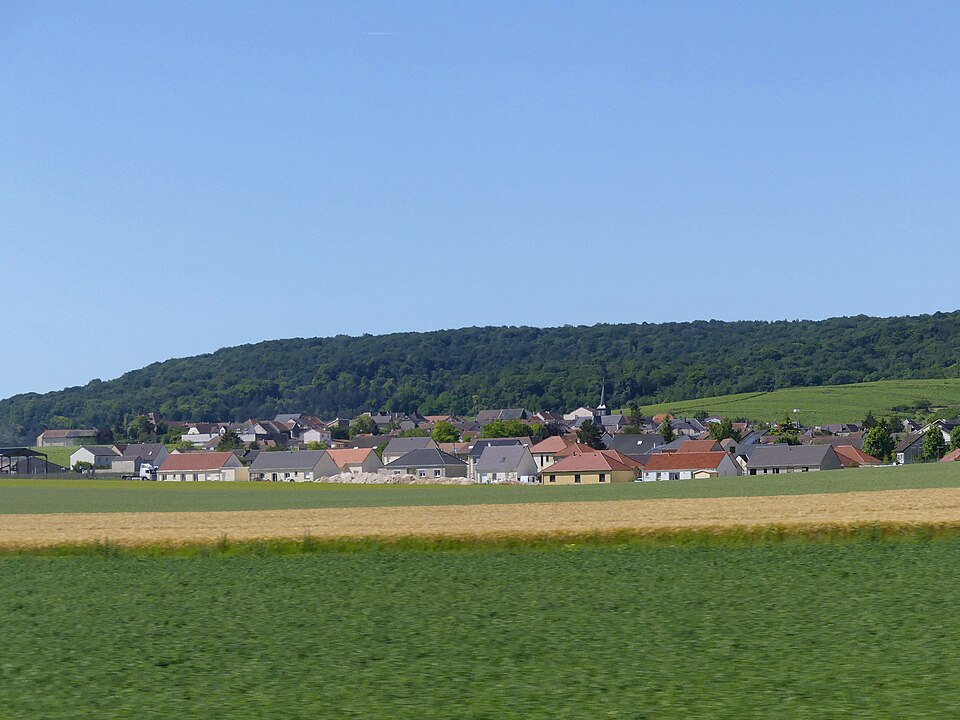 Villers — Marmery vu de la LGV Est (juin 2019)