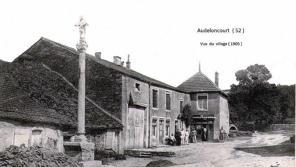 Audeloncourt ( 52 ) Vue du village ( 1905 )