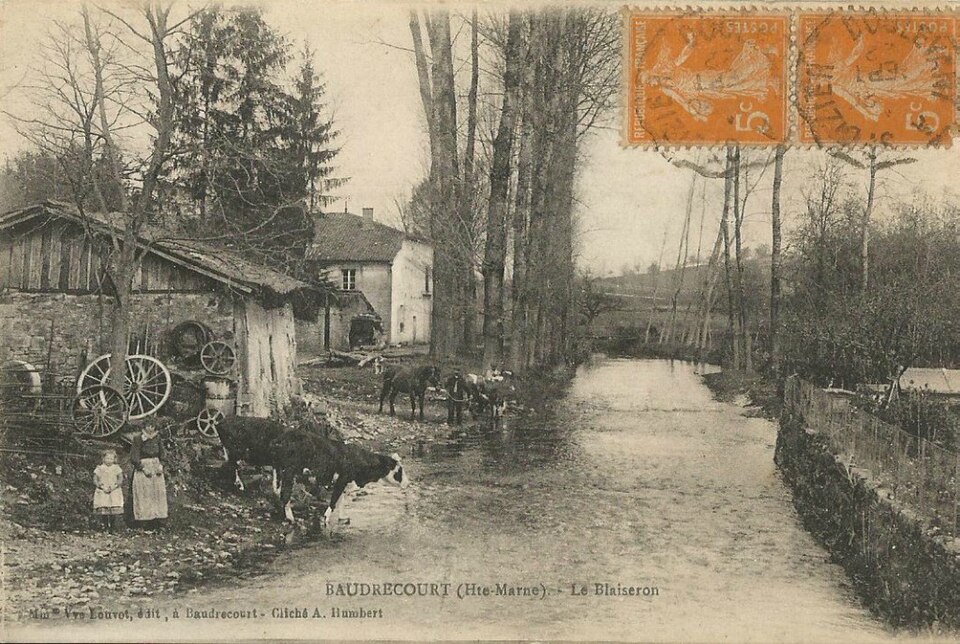Baudrecourt Carte postale 10
