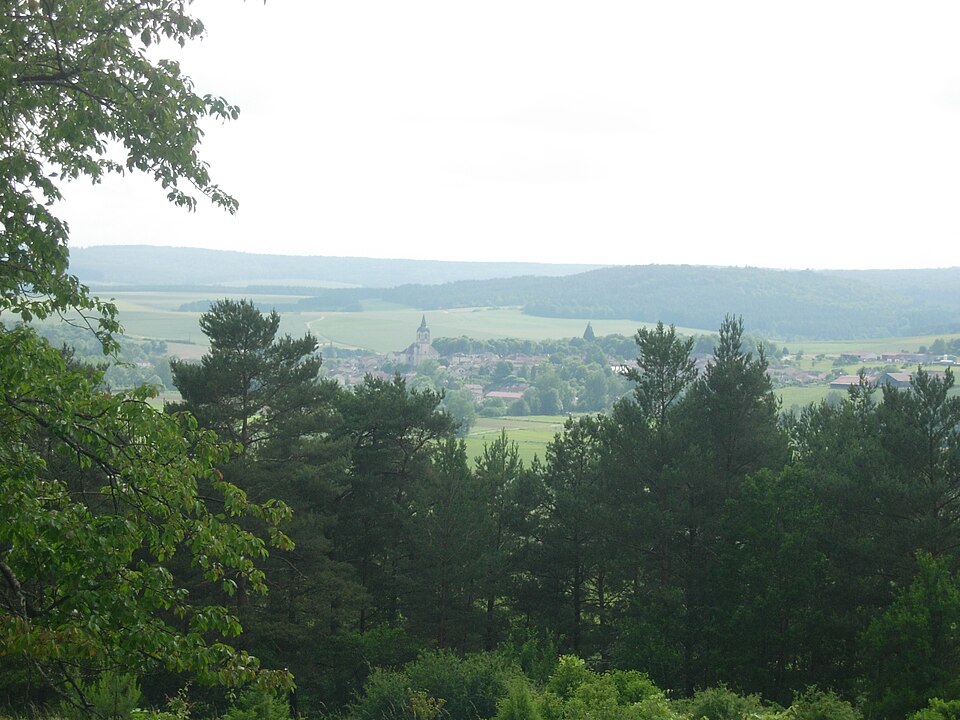 Laferté sur Aube au loin