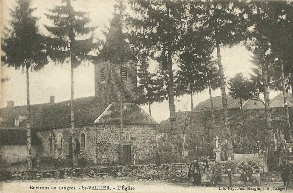 Saint — Vallier — sur — Marne Carte postale 10