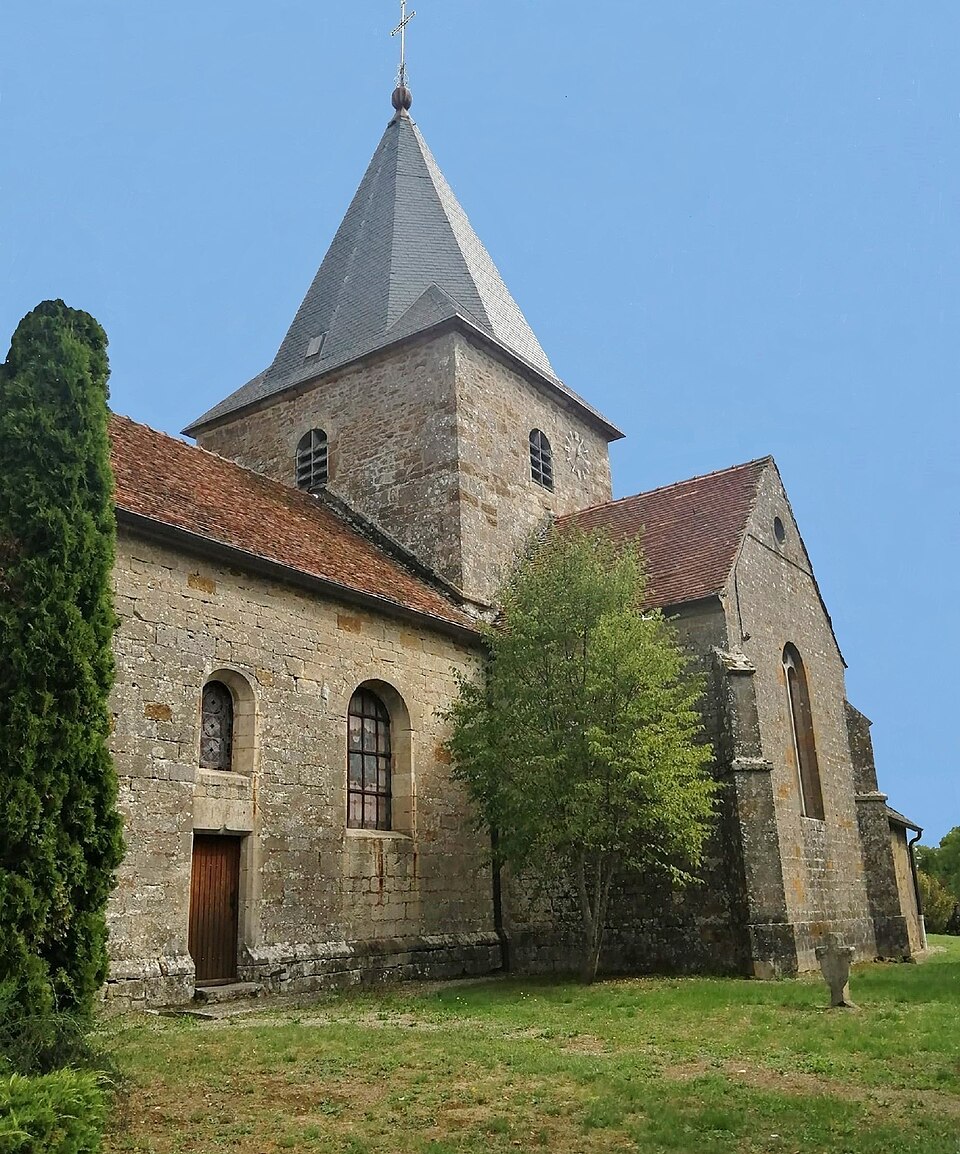 Sarrey ( 52 ) l'église Saint — Maurice