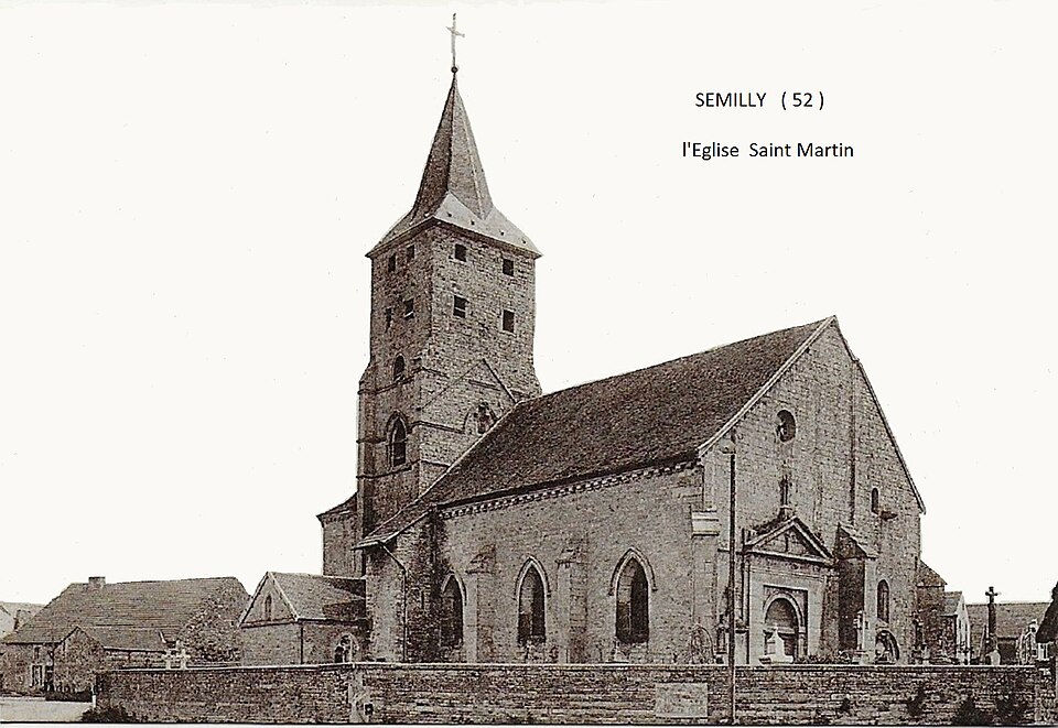 SEMILLY ( 52 ) l ' Eglise St Martin