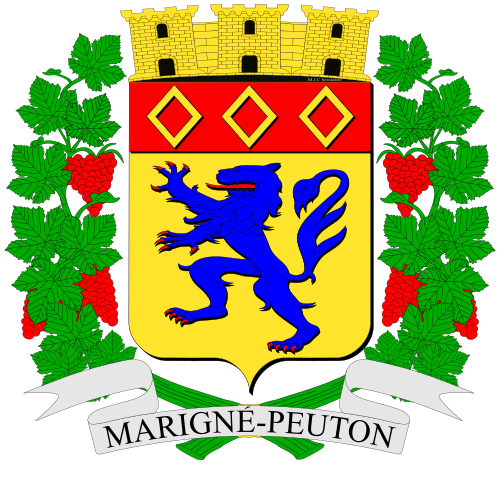 Blason de Marigné-Peuton