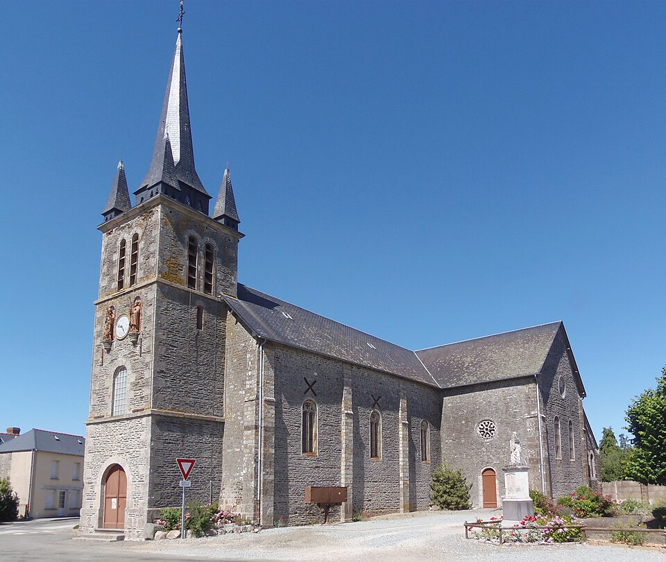 FrancePaysDeLaLoireSaintAignanDeCouptrainEglise