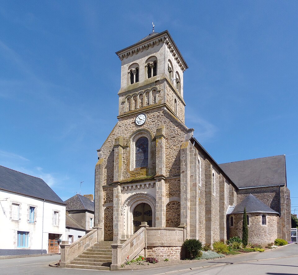FrancePaysDeLaLoireSaintAubinDuDesertEglise