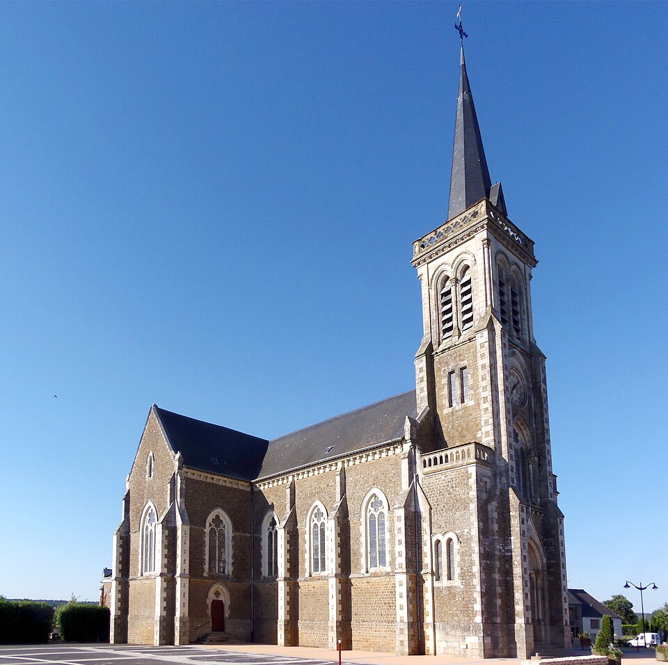 FrancePaysDeLaLoireSaintCalaisDuDesertEglise