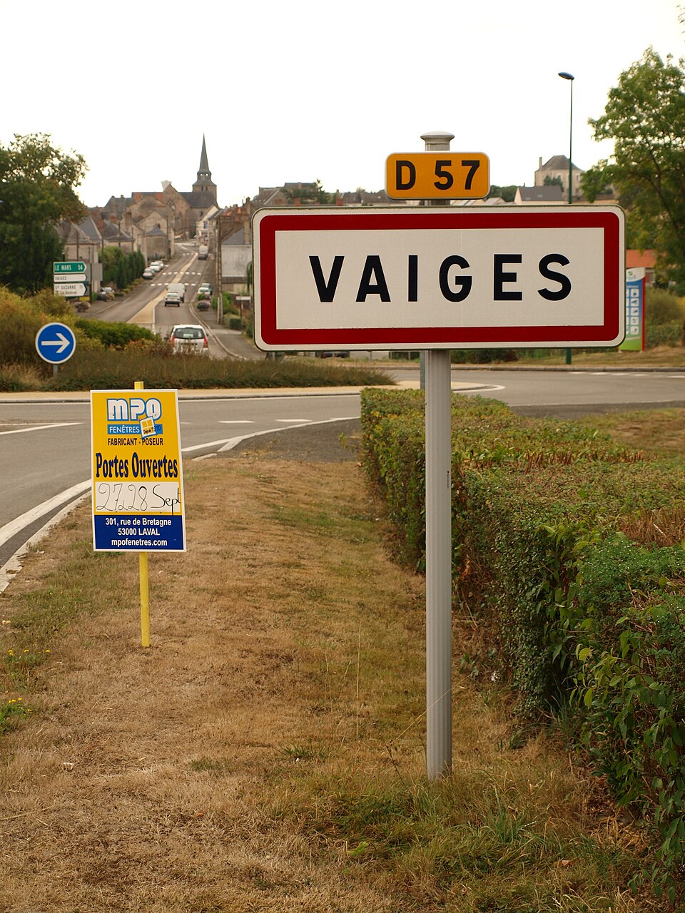 Vaiges — FR — 53 — panneau — 01