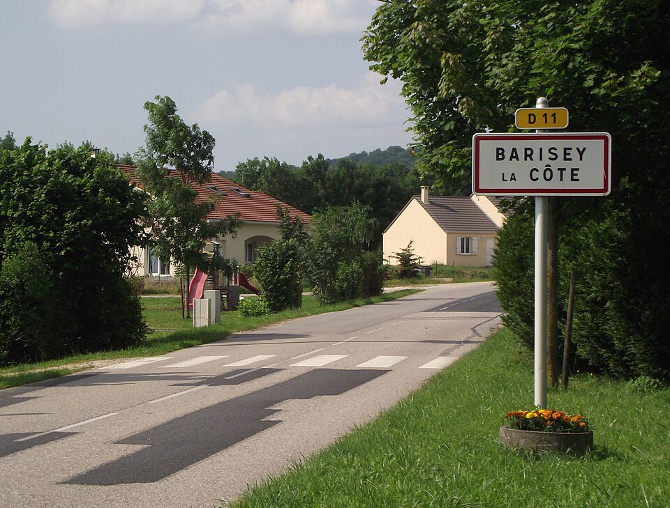 Panneau — agglo — Barisey — cote
