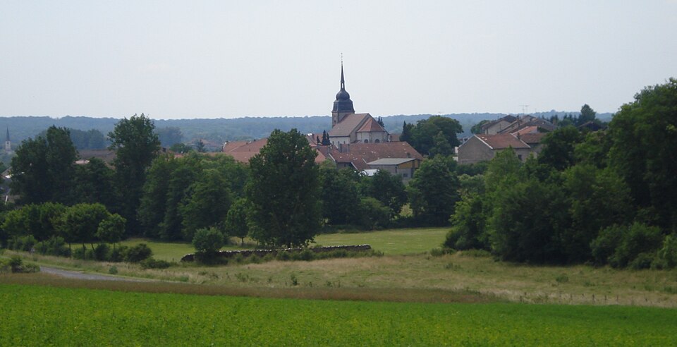 Vue du village de Domjevin