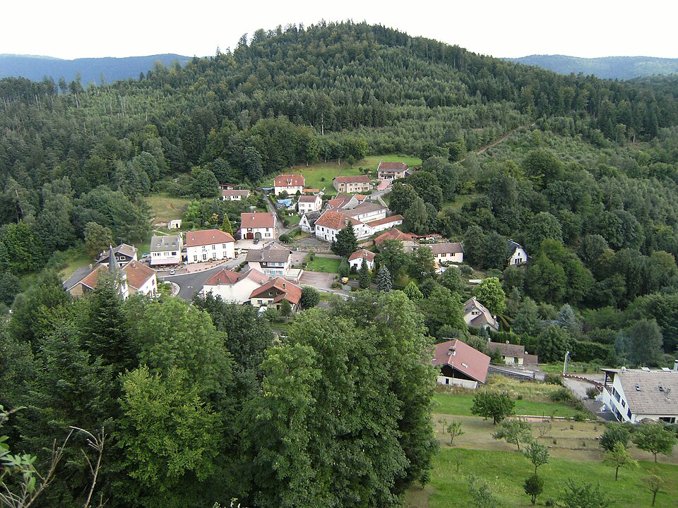 Village — de — Pierre — Percée — vu — depuis — le — château