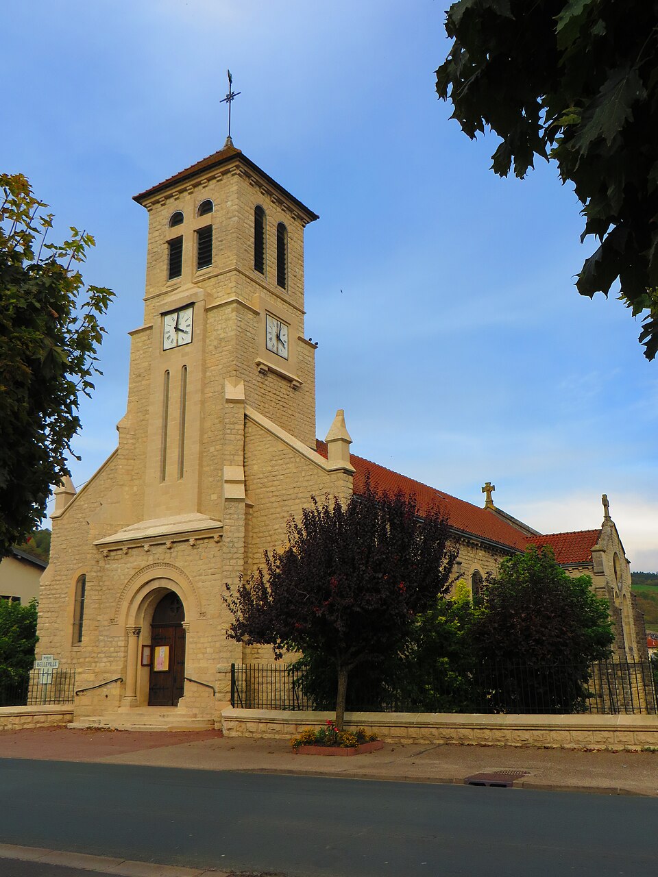 Belleville — sur — Meuse l'église Saint — Sébastien