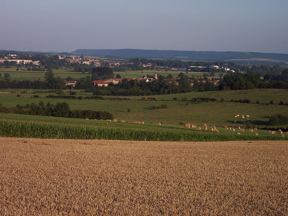 Vue sur le village de Cesse