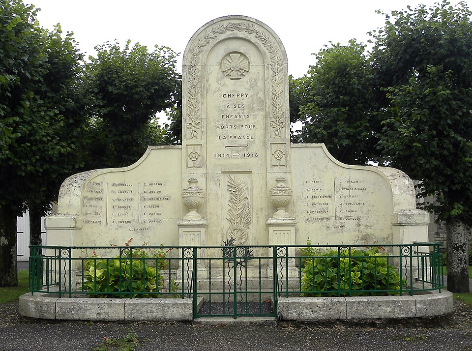 Cheppy French WWI memorial
