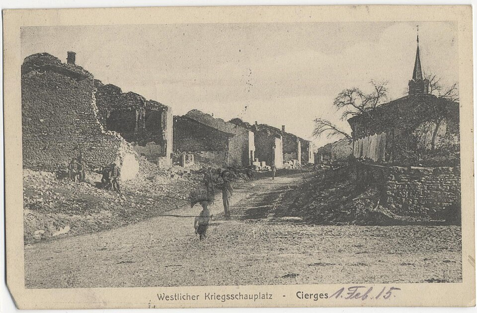 Zerstörung im Krieg