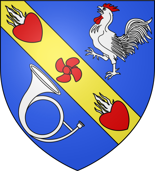 Blason de Courcelles-sur-Aire
