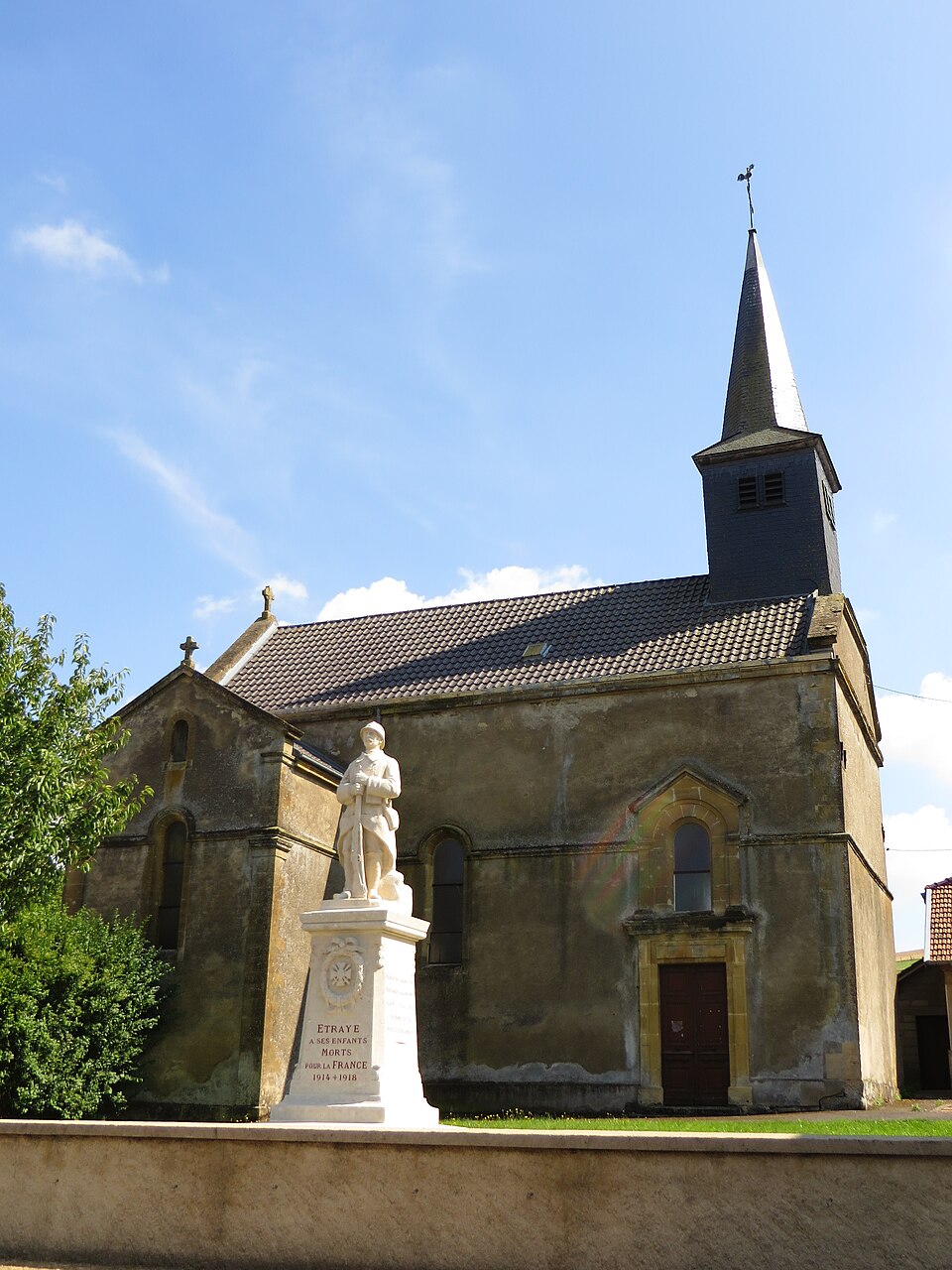 Etraye Église Saint — Jean — Baptiste