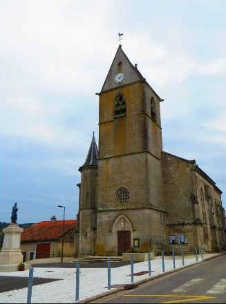 Géville Église de l'Invention de Saint — Étienne de Jouy — sous — les — Côtes