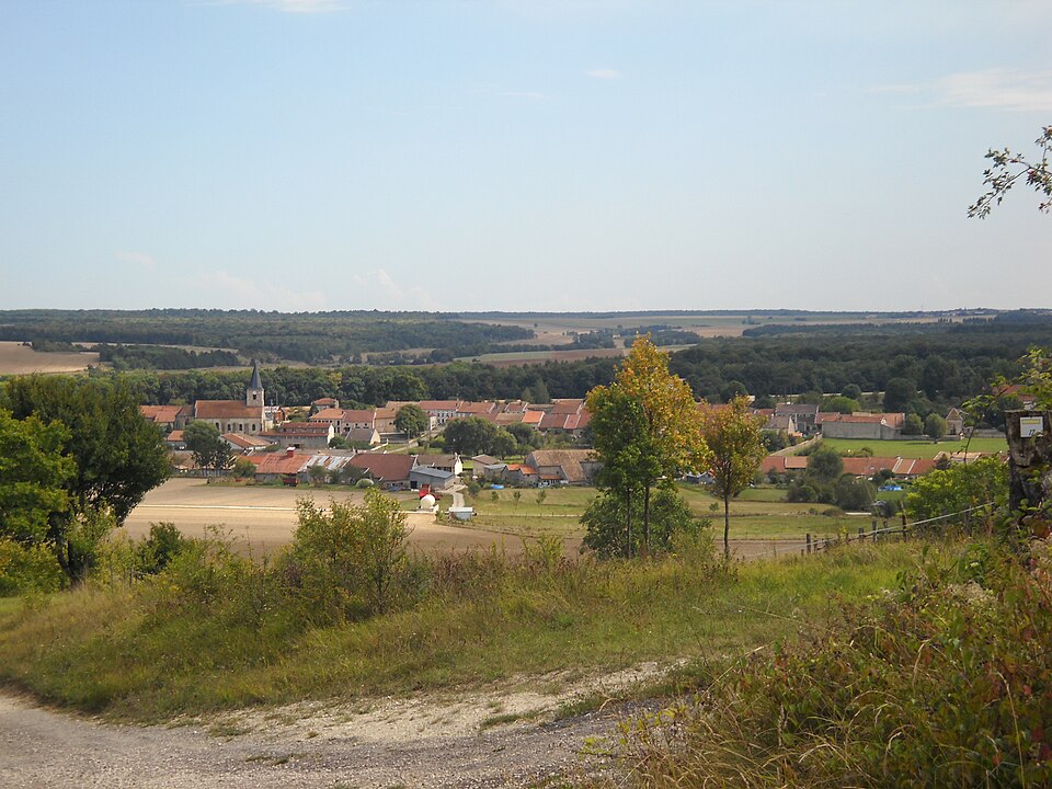MAUVAGES — Vue du village