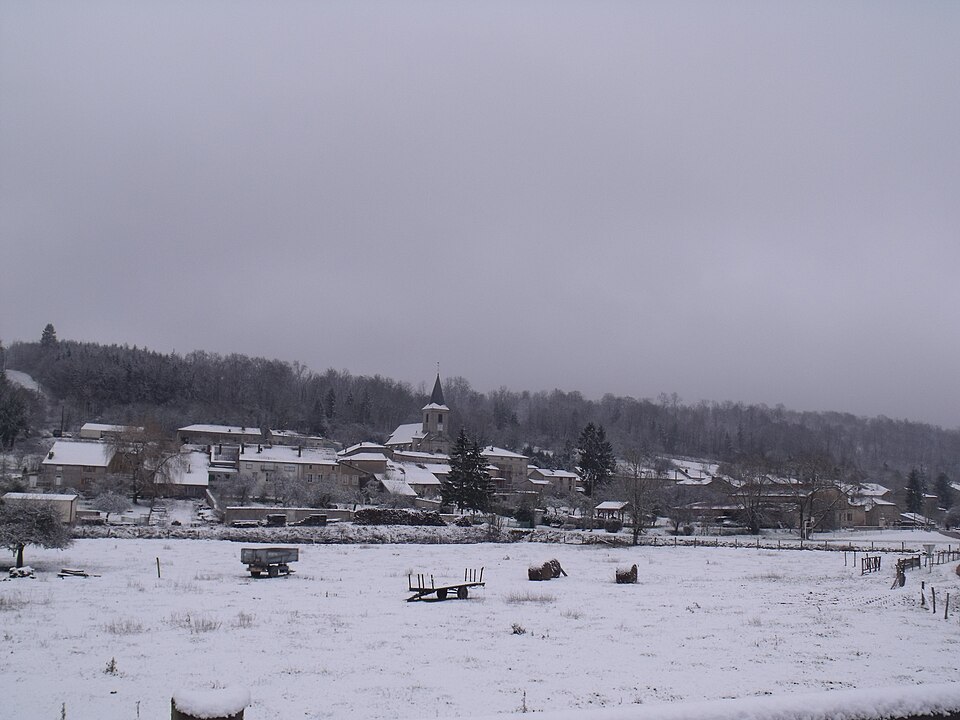 Montigny — lès — vaucouleurs en hiver