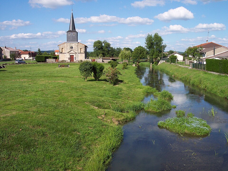 Wiseppe — village, église et rivière