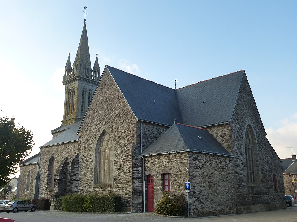 Beignon Église Saint — Pierre extérieur