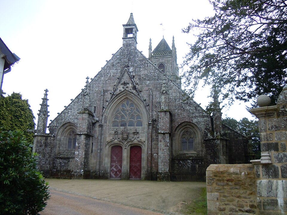 Eglise paroissiale de Langonnet façade ouest