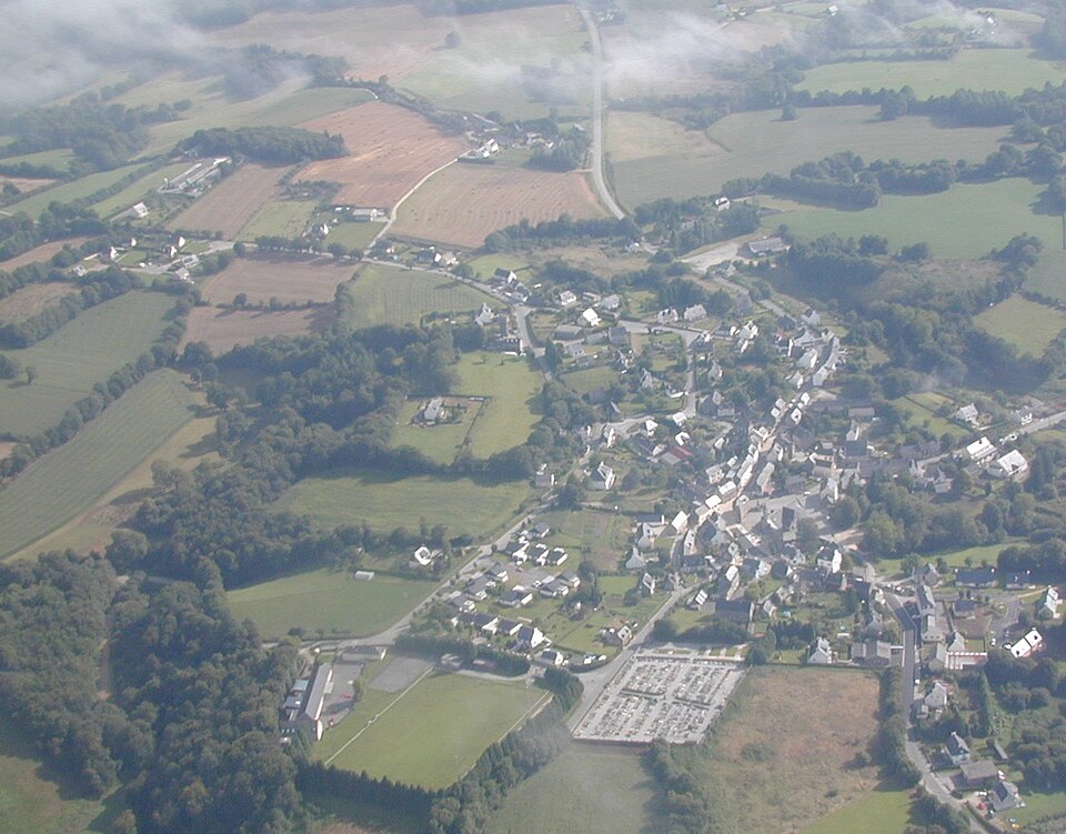 Lanvénégen Vue aerienne
