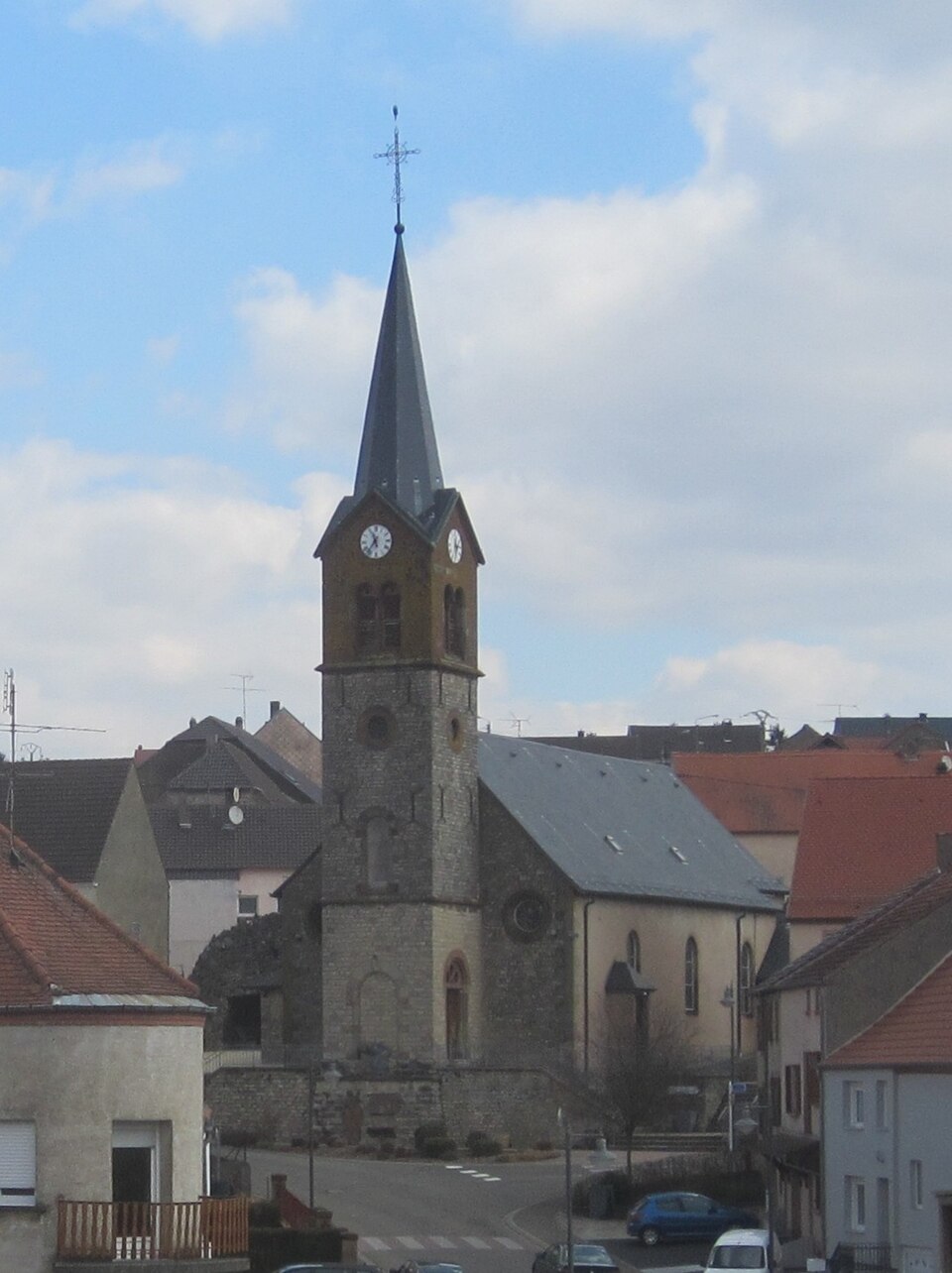 Eglise Paroissiale de la — Nativité — de la — Vierge, Etting, Moselle