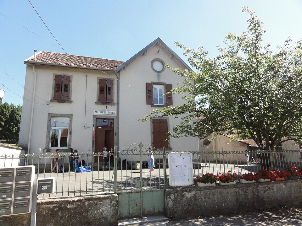 Guébling (Moselle) mairie — école