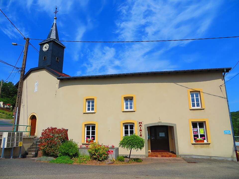 Hallering eglise et mairie
