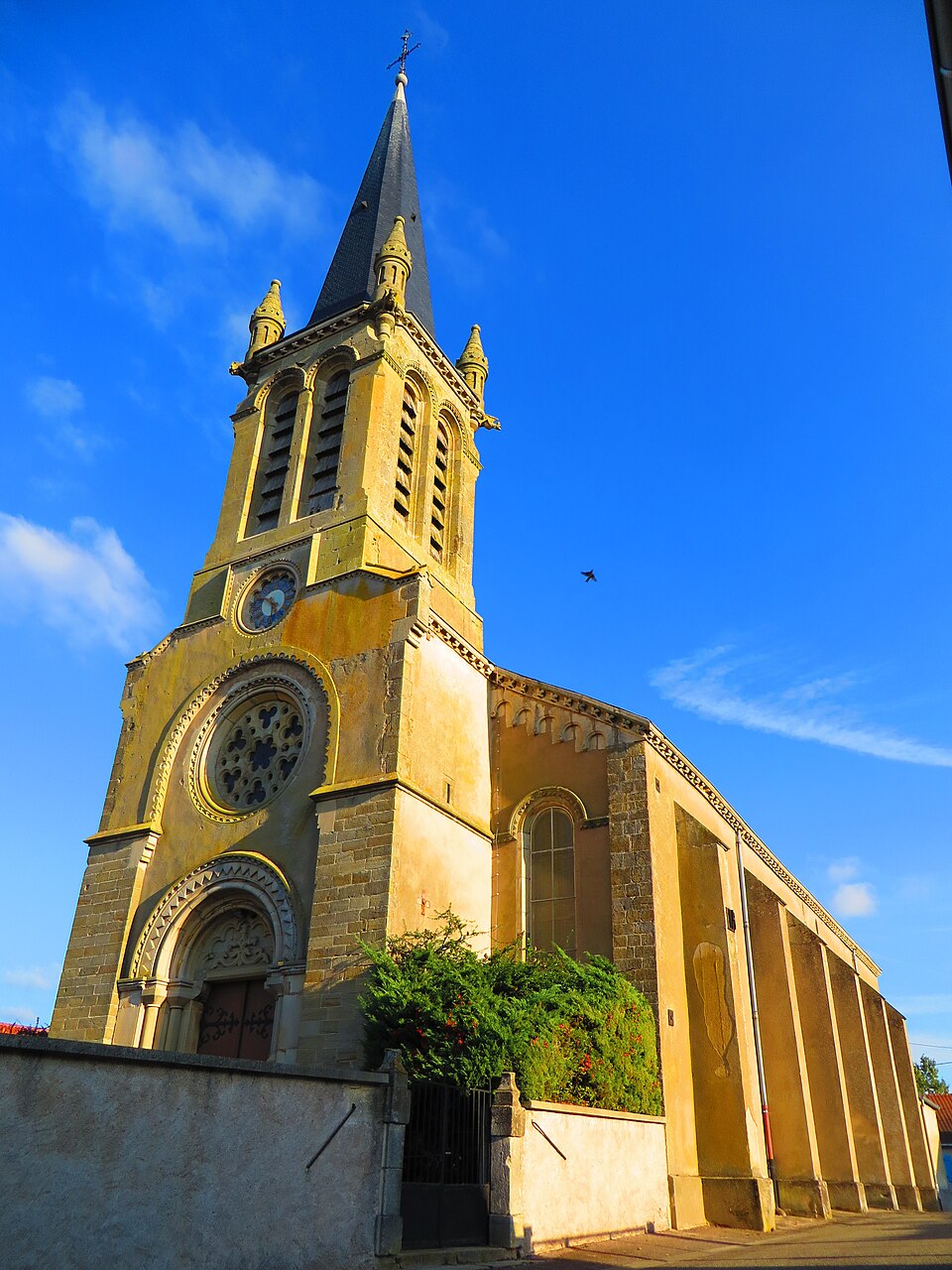 Hampont l'église Saint — Martin